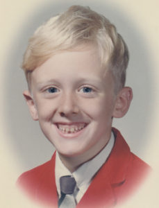 Photo of David as a kid. 